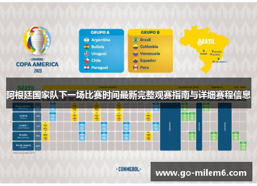 阿根廷国家队下一场比赛时间最新完整观赛指南与详细赛程信息